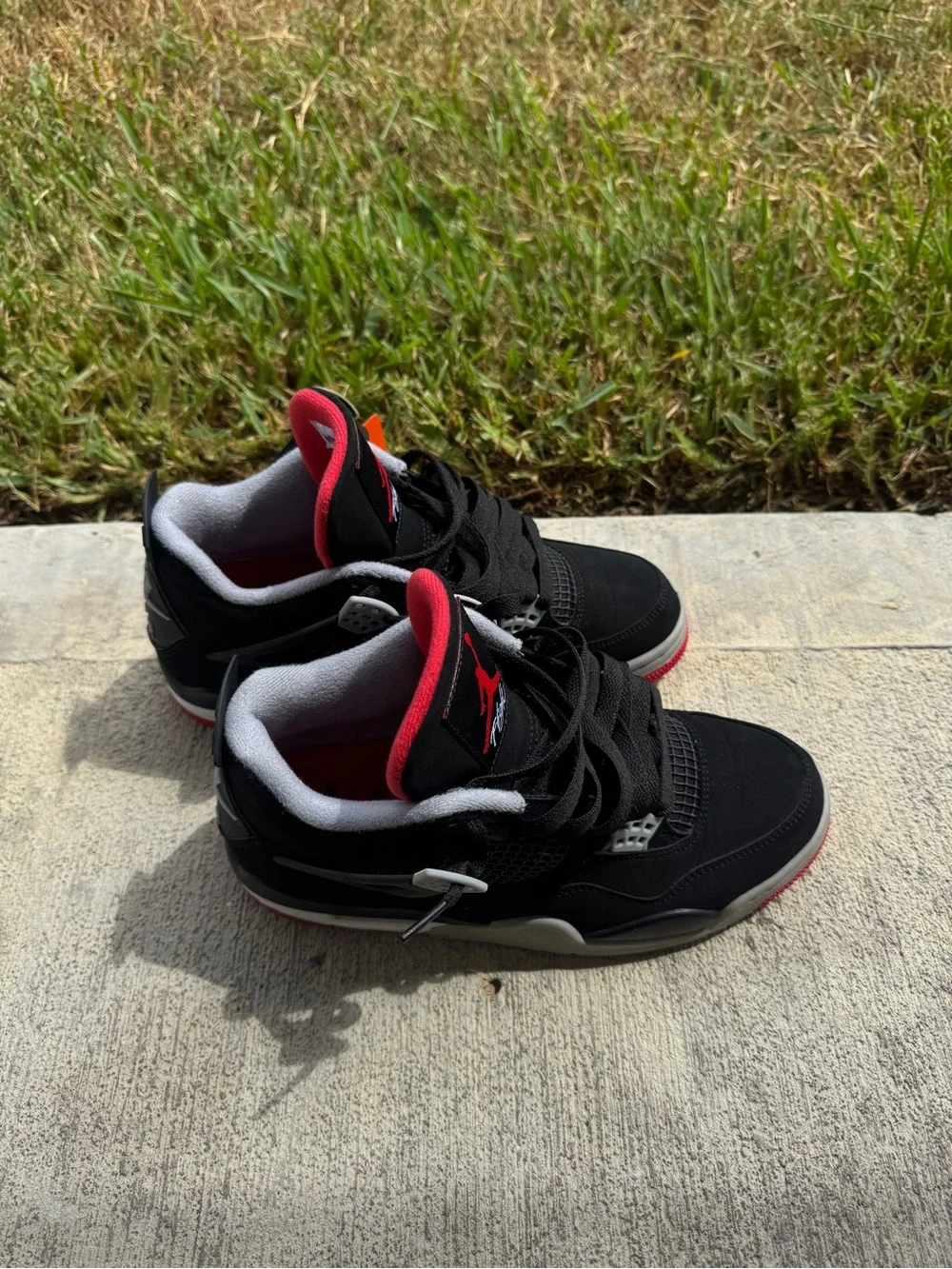 Bred 4s. Size 7.5M 9W. 8/10 Condition! No Box, Comes With Clear Shoe Container!